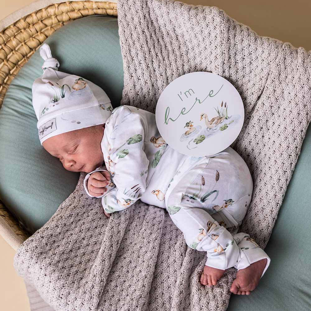 Snuggle Hunny Wrap Set - Duck Pond