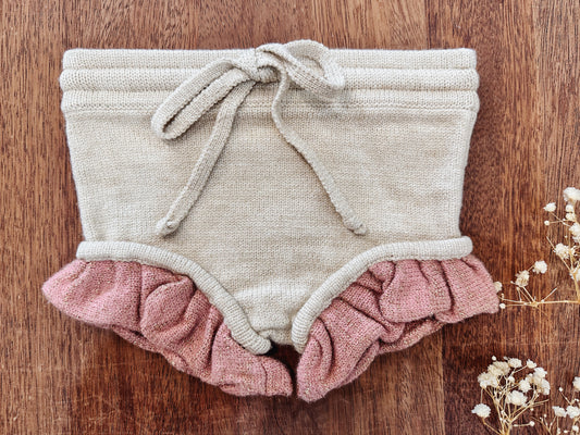 Frankie Knit Bloomers - Peach