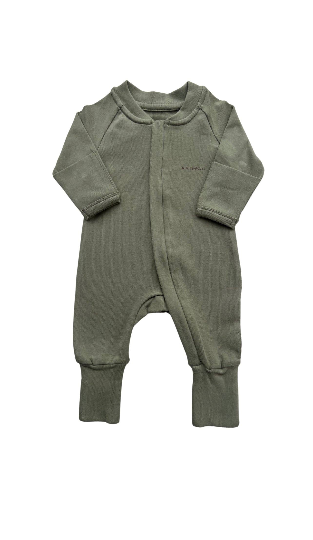 Apple Jumpsuit - Olive Green