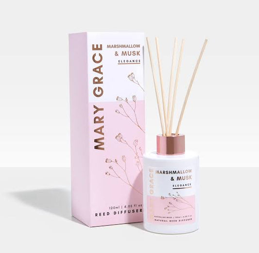 Mary Grace Reed Diffuser - Marshmallow & Musk