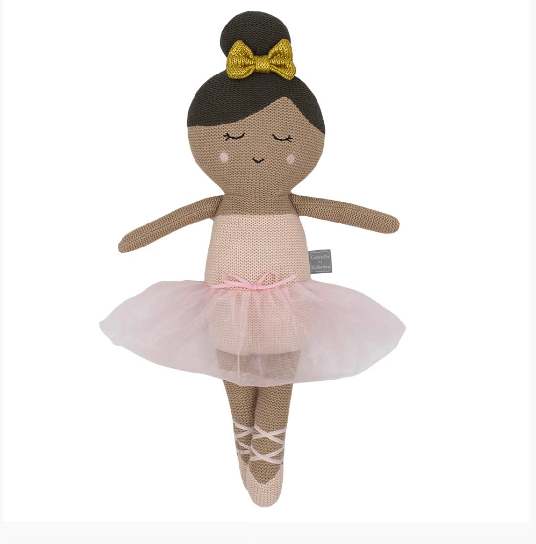 Soft Knitted Toy - Gabriella Ballerina