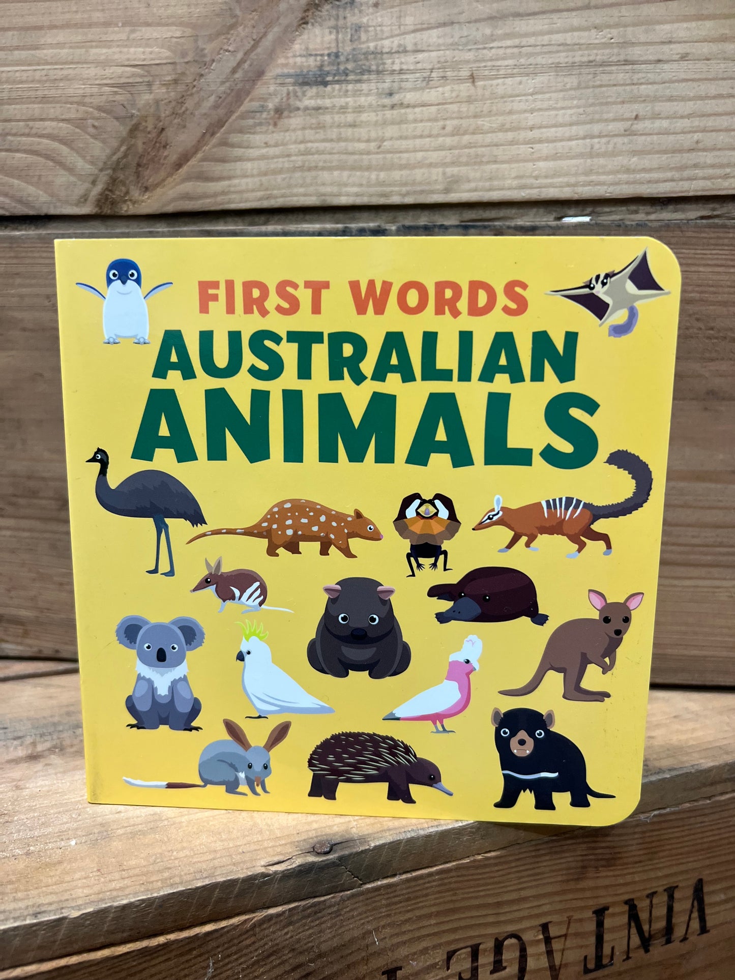 First Words Australian Animals Book