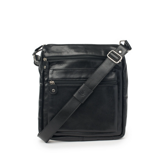 Jamie Leather Bag - Black