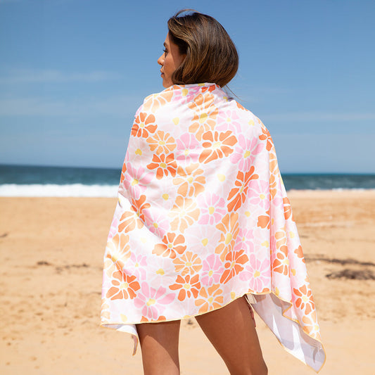 Sand Free  Beach Towel - Sunshine Flora