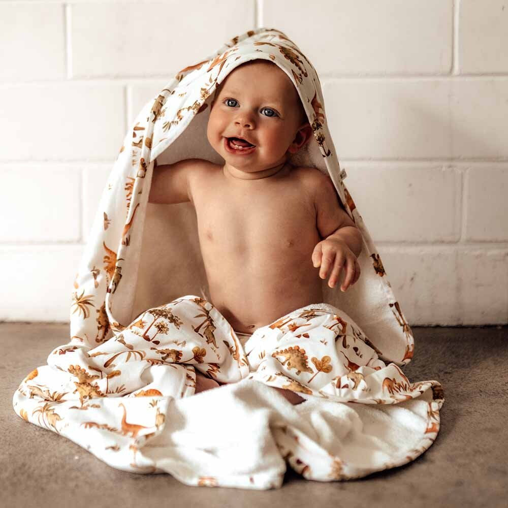 Snuggle Hunny Organic Baby Hooded Towel - Palm Springs